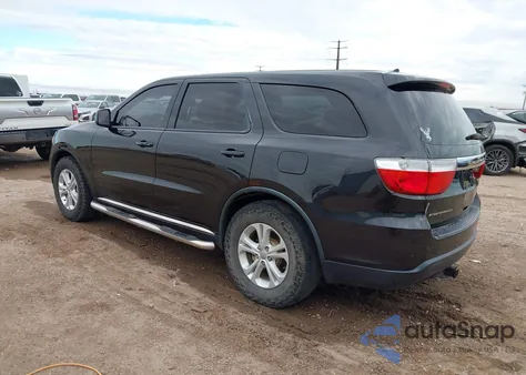 2013 Dodge Durango Sxt из США, поврежденный, VIN 1C4RDHAG3DC512152